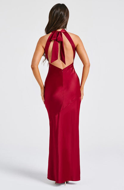 Ettara Maxi Dress in Wine
