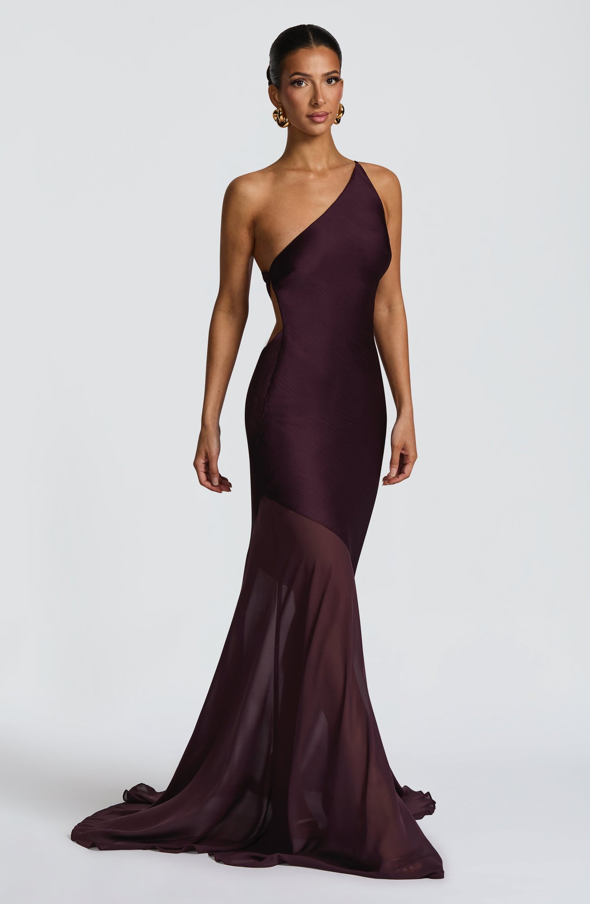 Fabelle Gown in Plum