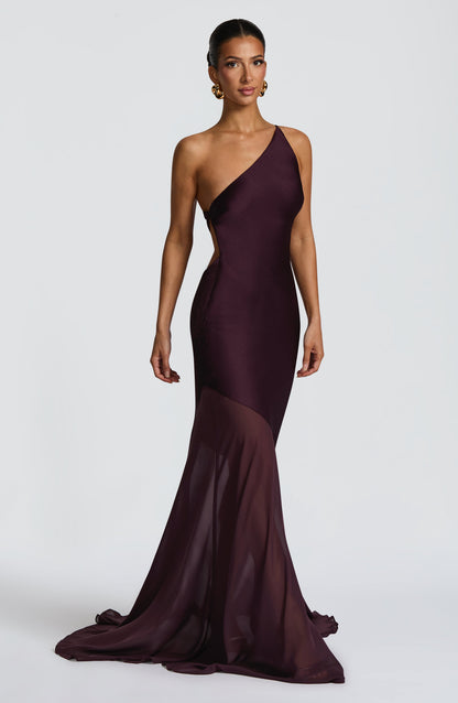 Fabelle Gown in Plum