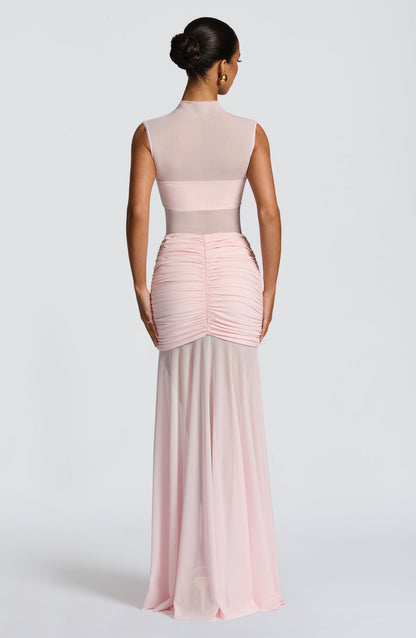 Faelyn Maxi Skirt in Blush