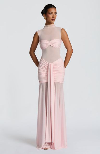 Faelyn Maxi Skirt in Blush