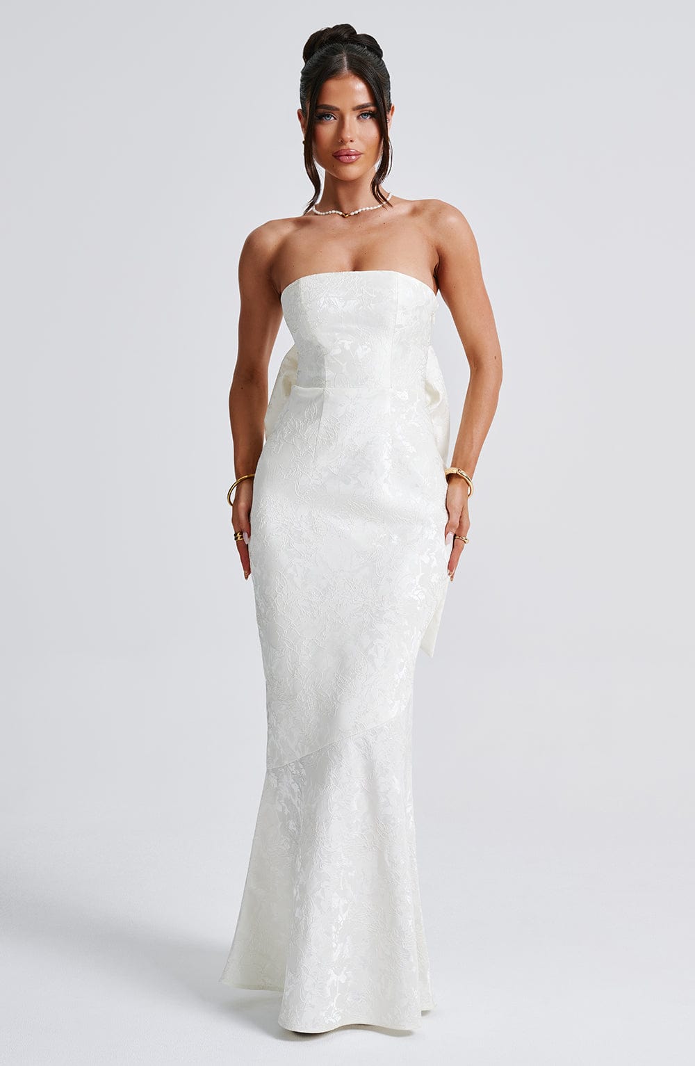 Felisia Maxi Dress in Ivory