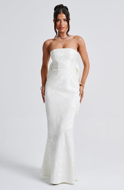 Felisia Maxi Dress in Ivory