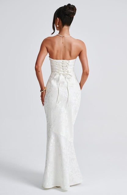 Felisia Maxi Dress in Ivory