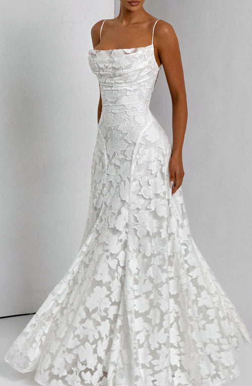 Francine Maxi Dress in Ivory
