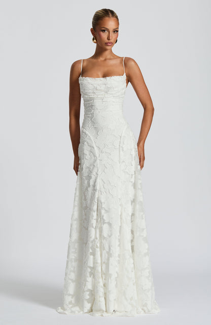 Francine Maxi Dress in Ivory