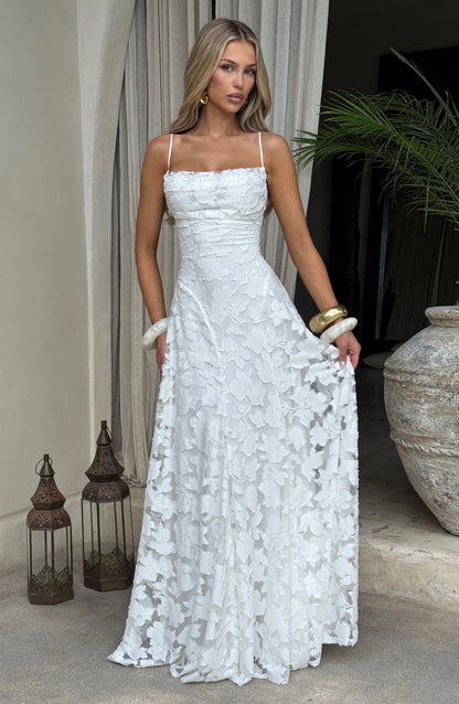 Francine Maxi Dress in Ivory