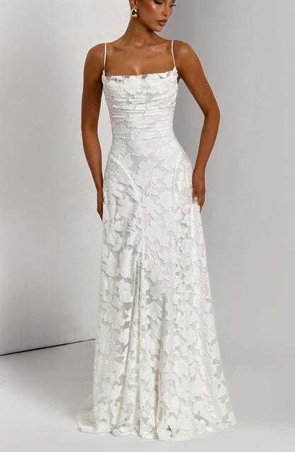 Francine Maxi Dress in Ivory