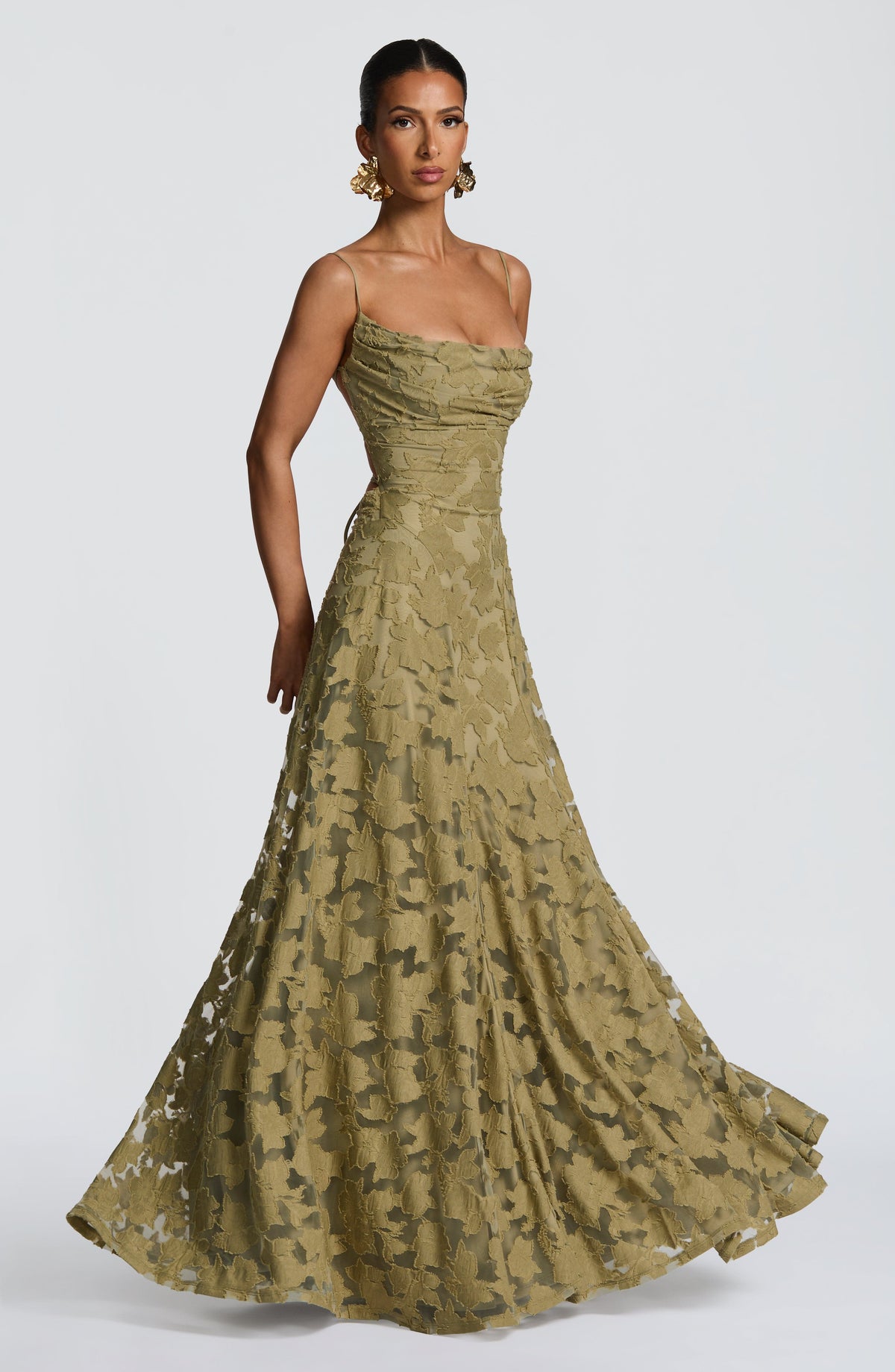 Francine Maxi Dress in Sage