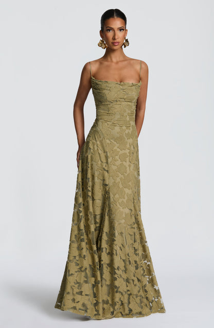 Francine Maxi Dress in Sage