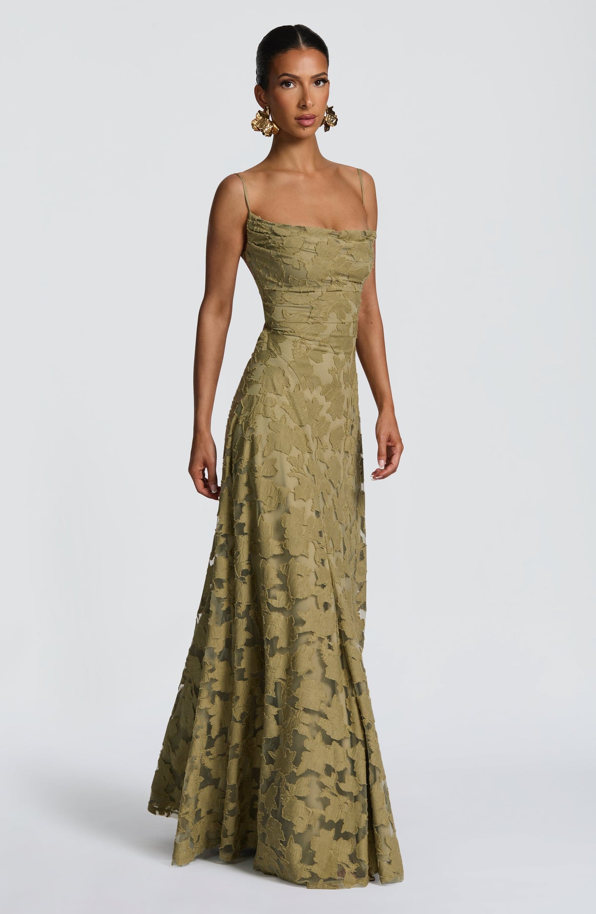 Francine Maxi Dress in Sage