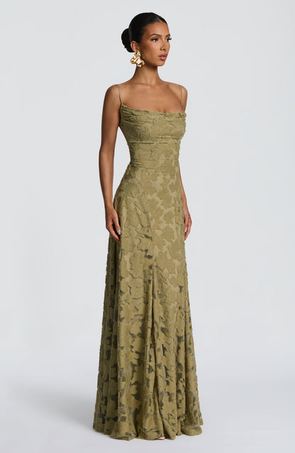 Francine Maxi Dress in Sage