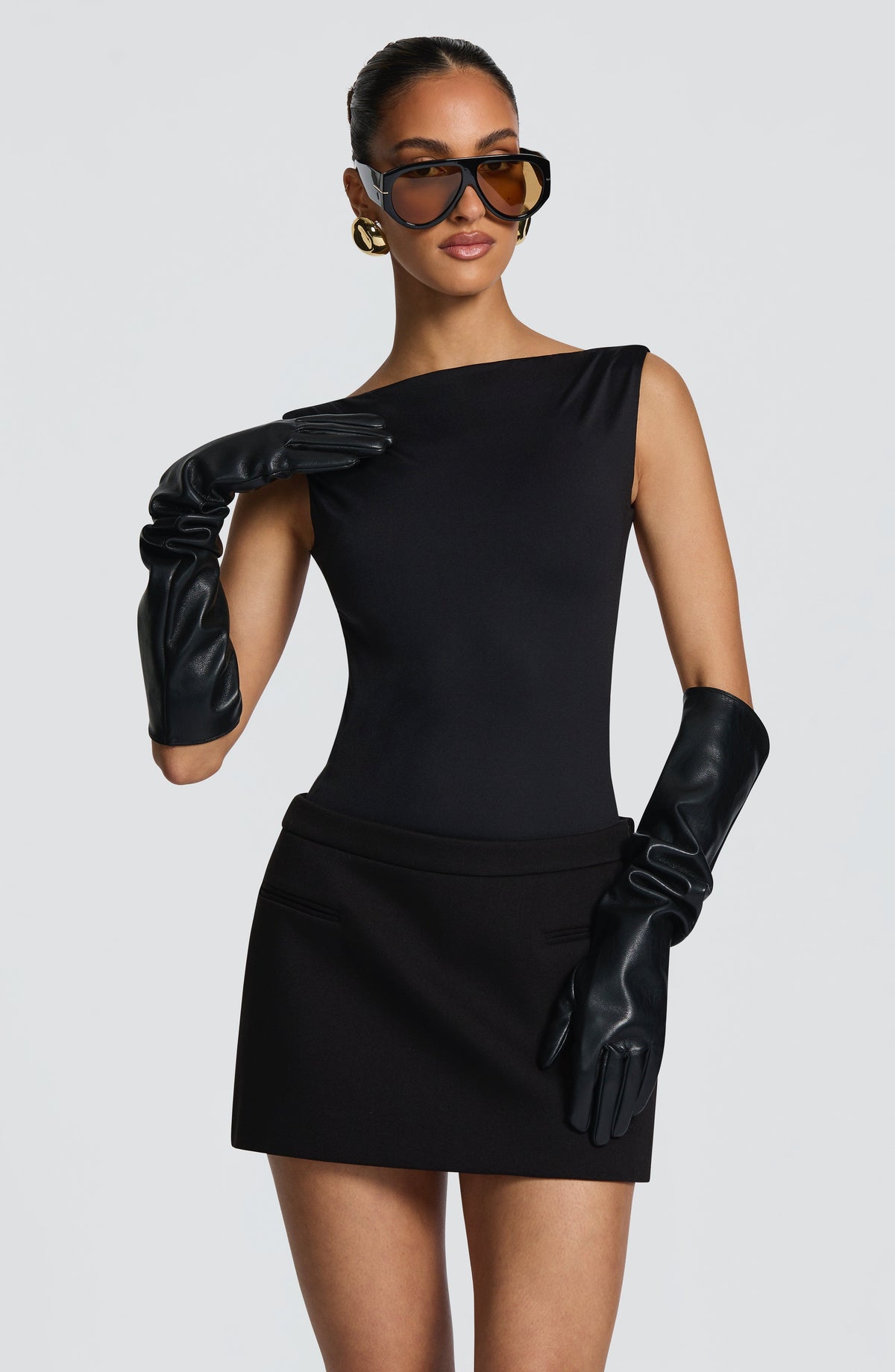 Frannie Gloves in Black
