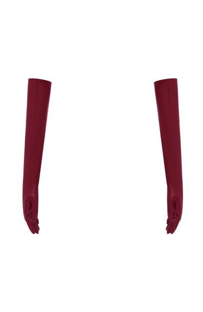 Frannie Gloves in Burgundy