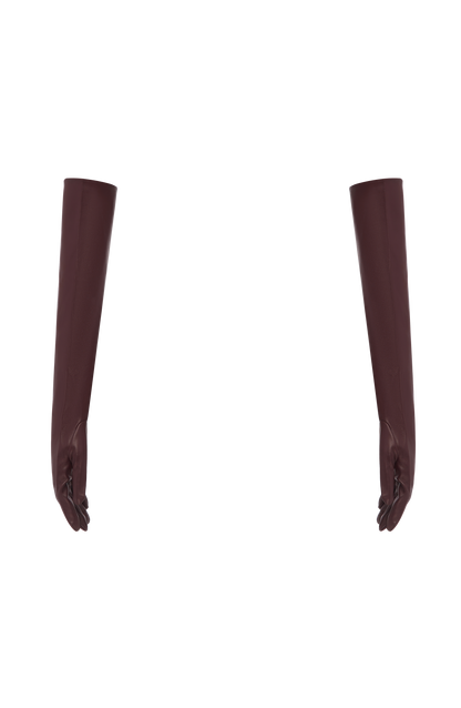 Frannie Gloves in Plum