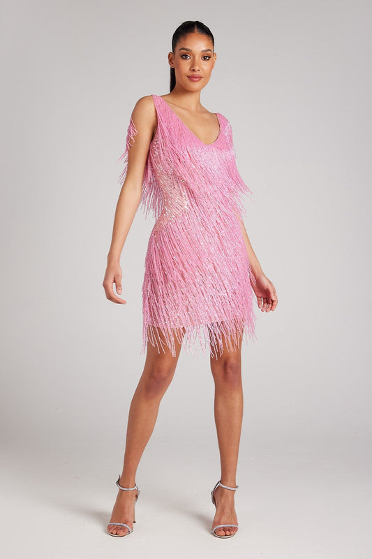 Ginevra Mini Dress in Pink