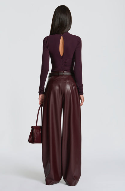 Glenna Pants in Plum