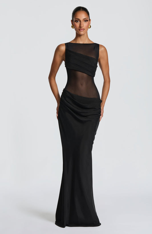 Gracelle Maxi Dress in Black