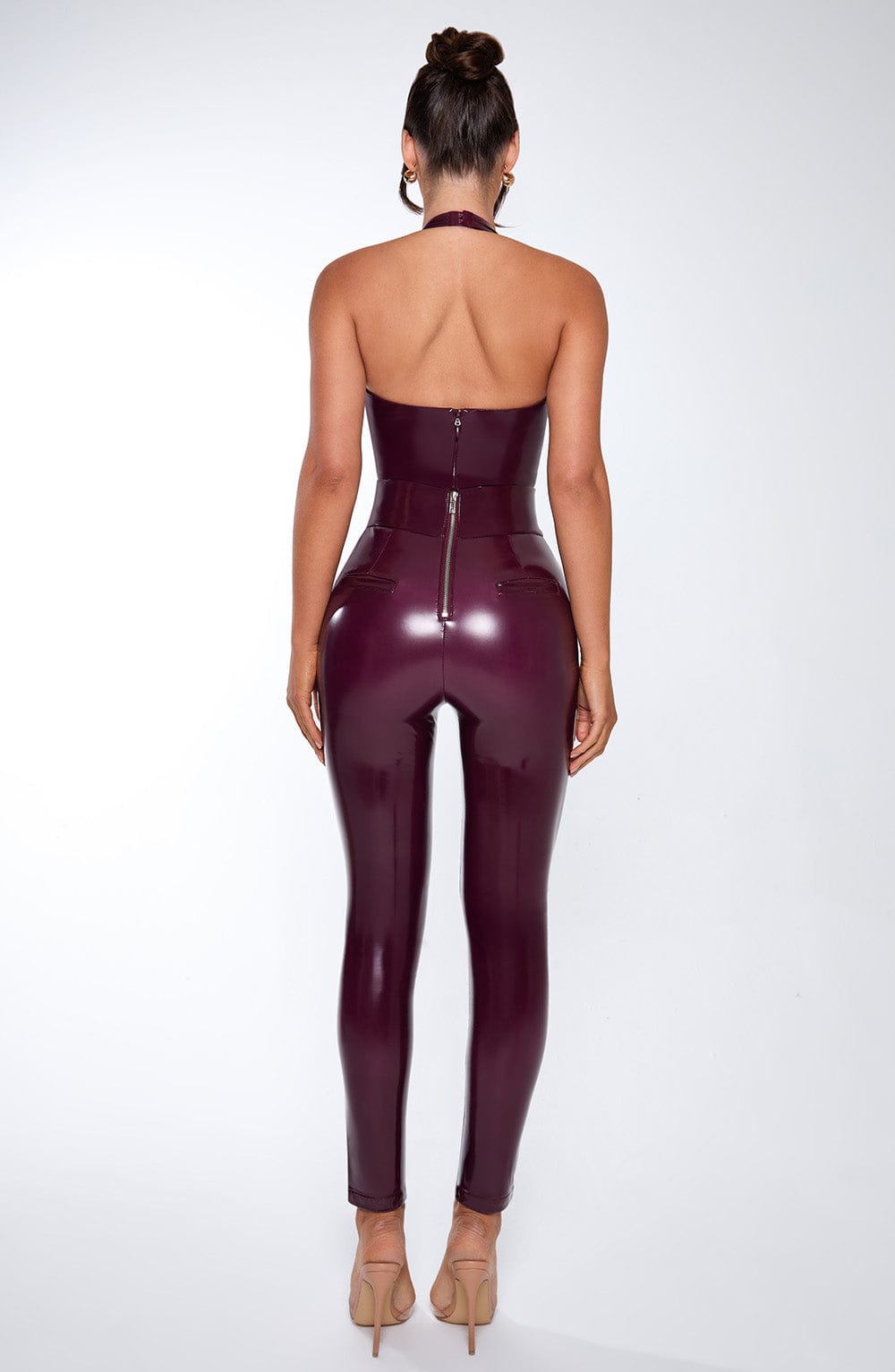 Harlyn Bodysuit in Cherry Lacquer