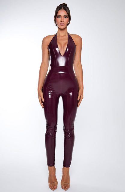 Harlyn Bodysuit in Cherry Lacquer