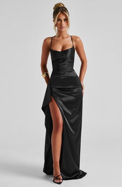 Helena Maxi Dress in Black