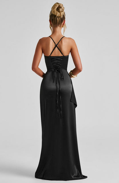 Helena Maxi Dress in Black