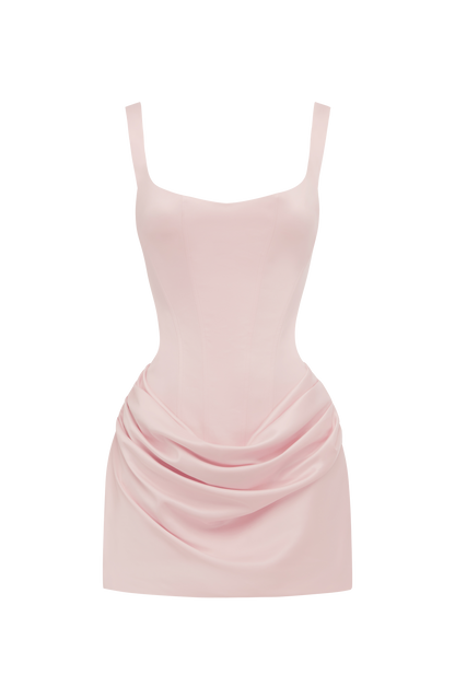 Imogena Mini Dress in Blush