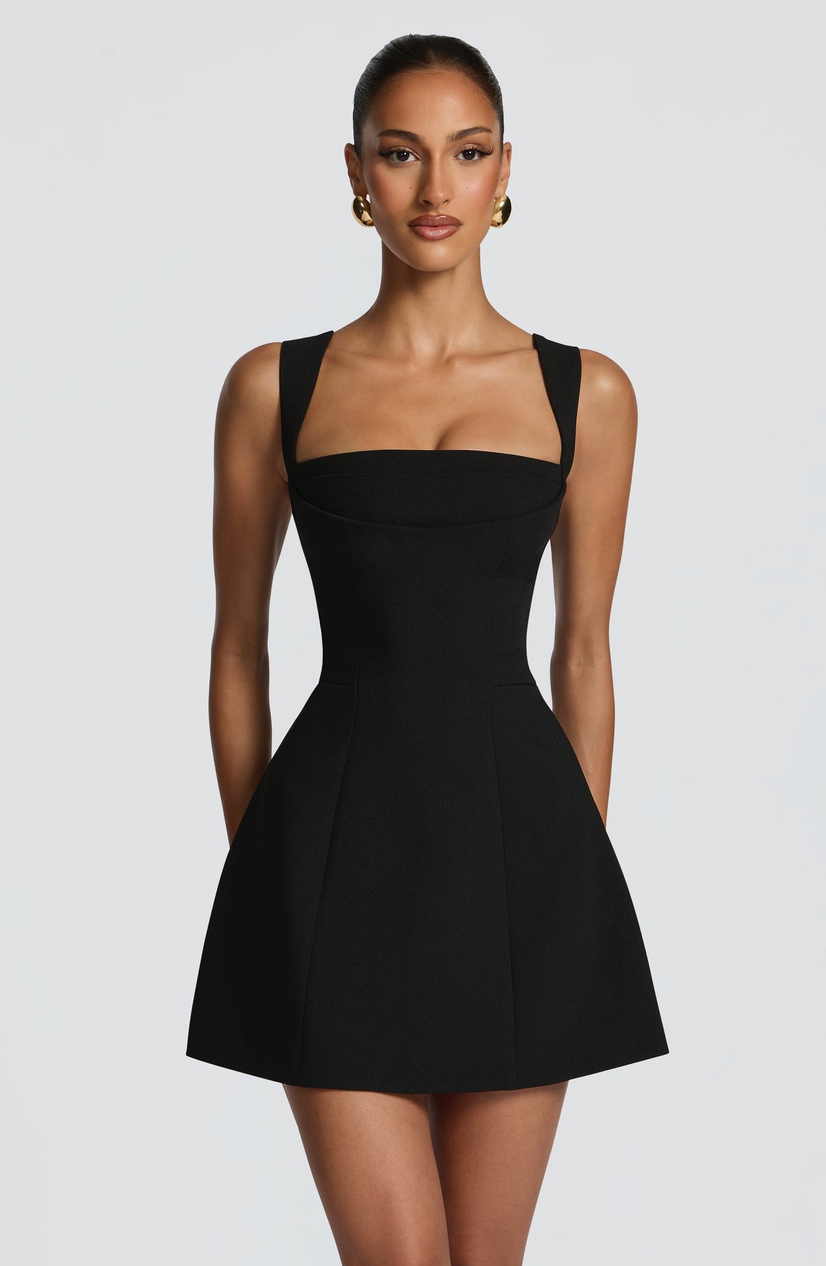 Ionna Mini Dress in Black