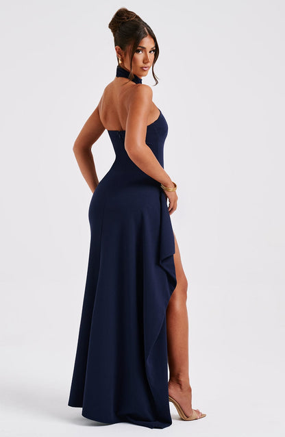 Isaura Maxi Dress in Navy