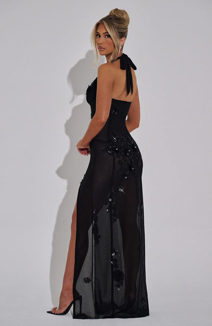 Jacquelina Maxi Dress in Black