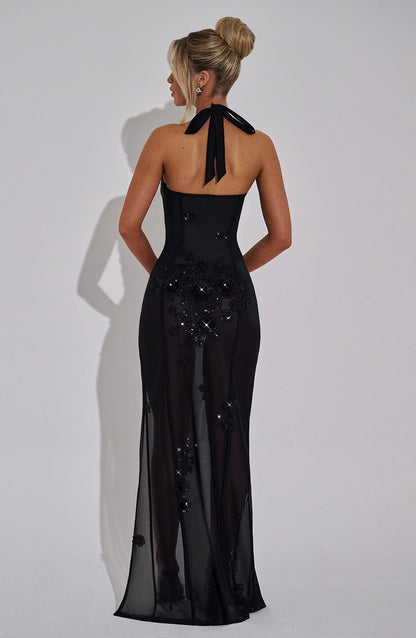 Jacquelina Maxi Dress in Black