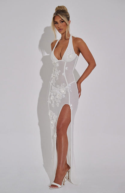 Jacquelina Maxi Dress in Ivory