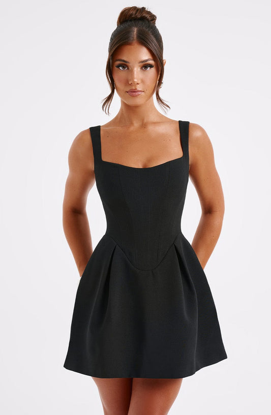Janelia Mini Dress in Black