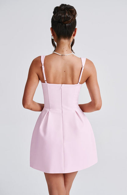 Janelia Mini Dress in Blush