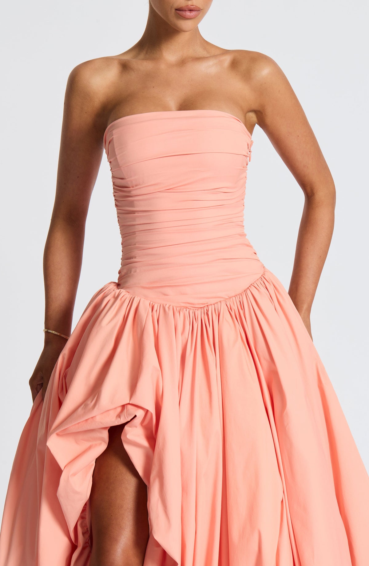 Jilena Maxi Dress in Peach