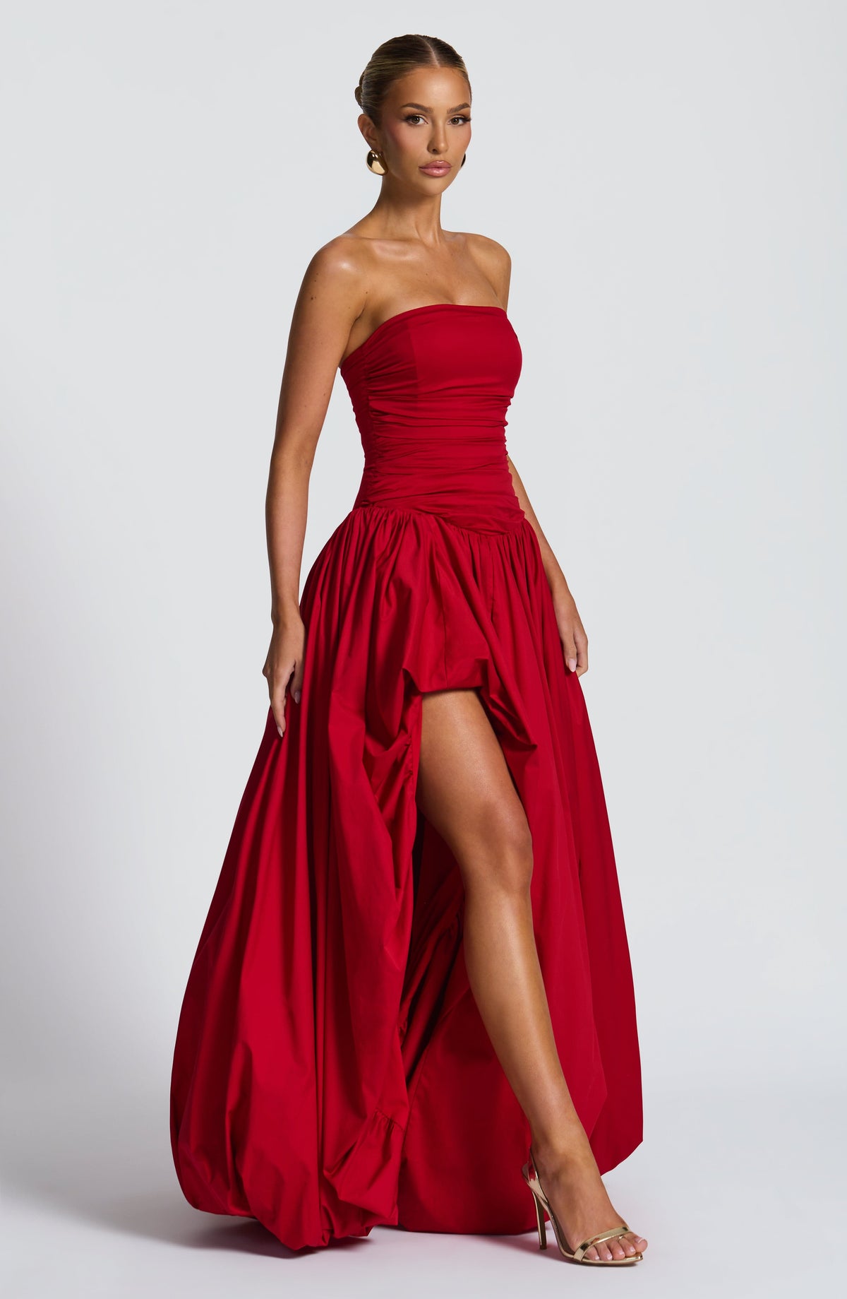 Jilena Maxi Dress in Red