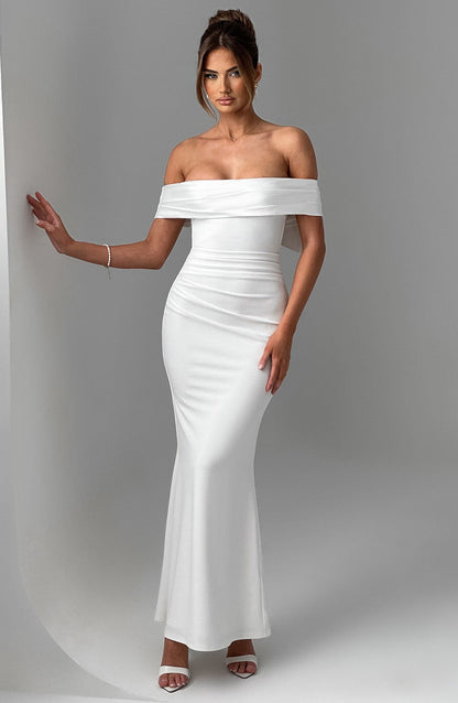 Joannah Maxi Dress in Ivory