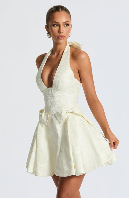 Jocelle Mini Dress in Ivory