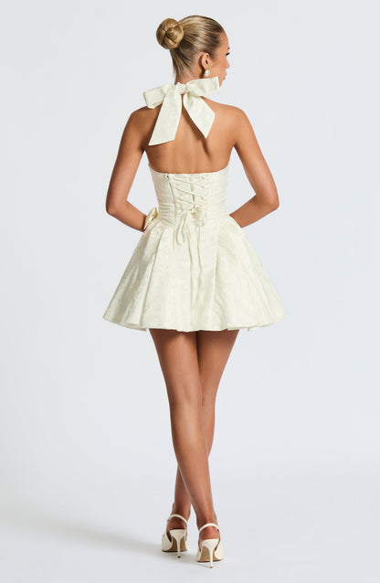 Jocelle Mini Dress in Ivory