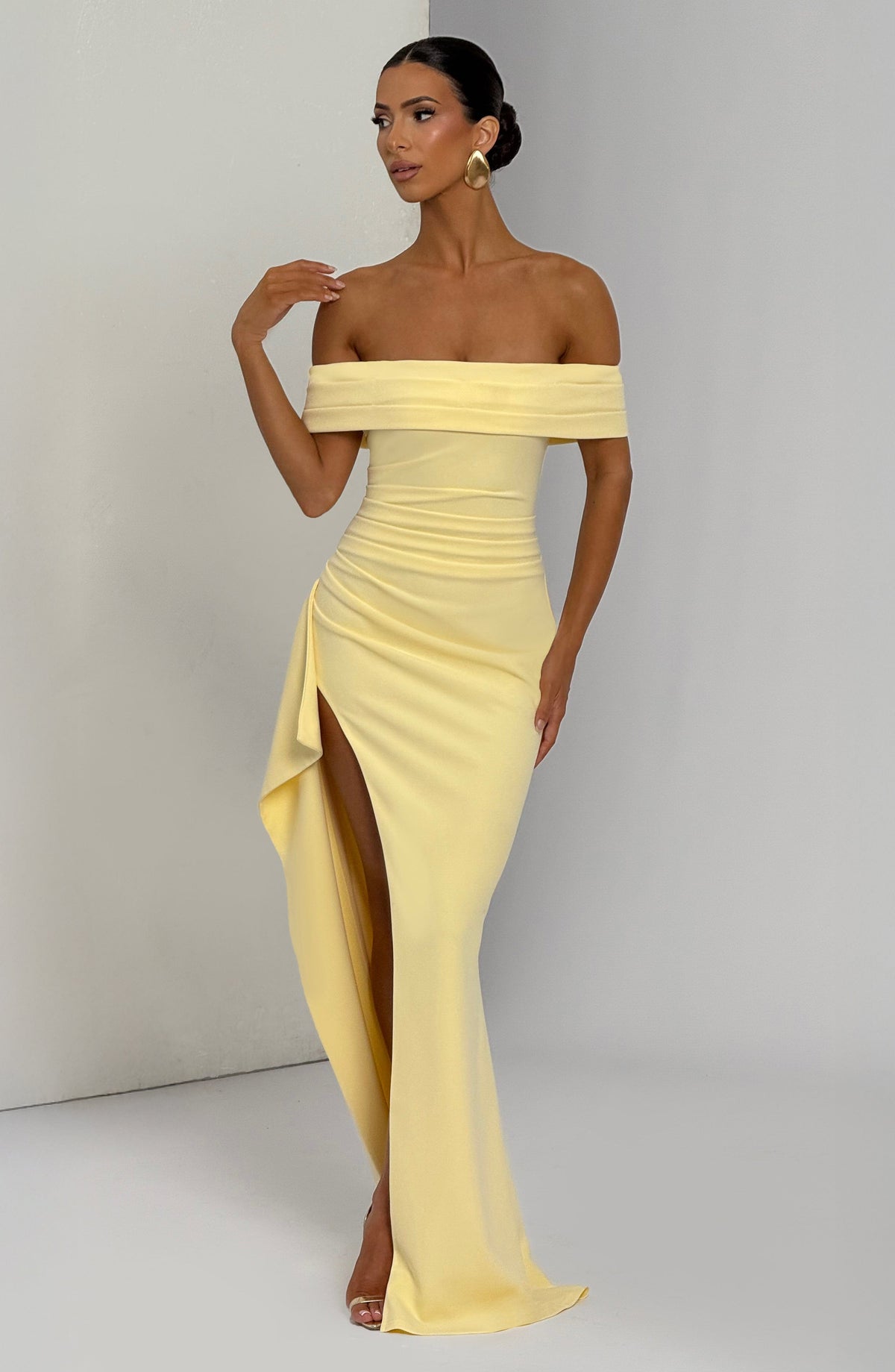 Jocelyn Maxi Dress in Lemon