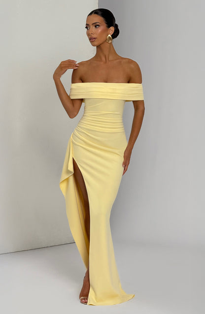 Jocelyn Maxi Dress in Lemon