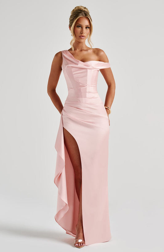 Julietta Maxi Dress in Blush