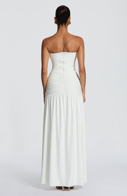 Junelle Maxi Dress in White