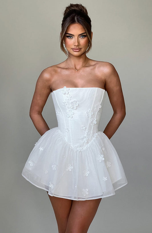 Justine Playsuit in Ivory