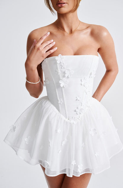 Justine Playsuit in Ivory