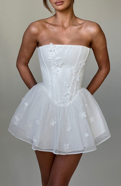Justine Playsuit in Ivory