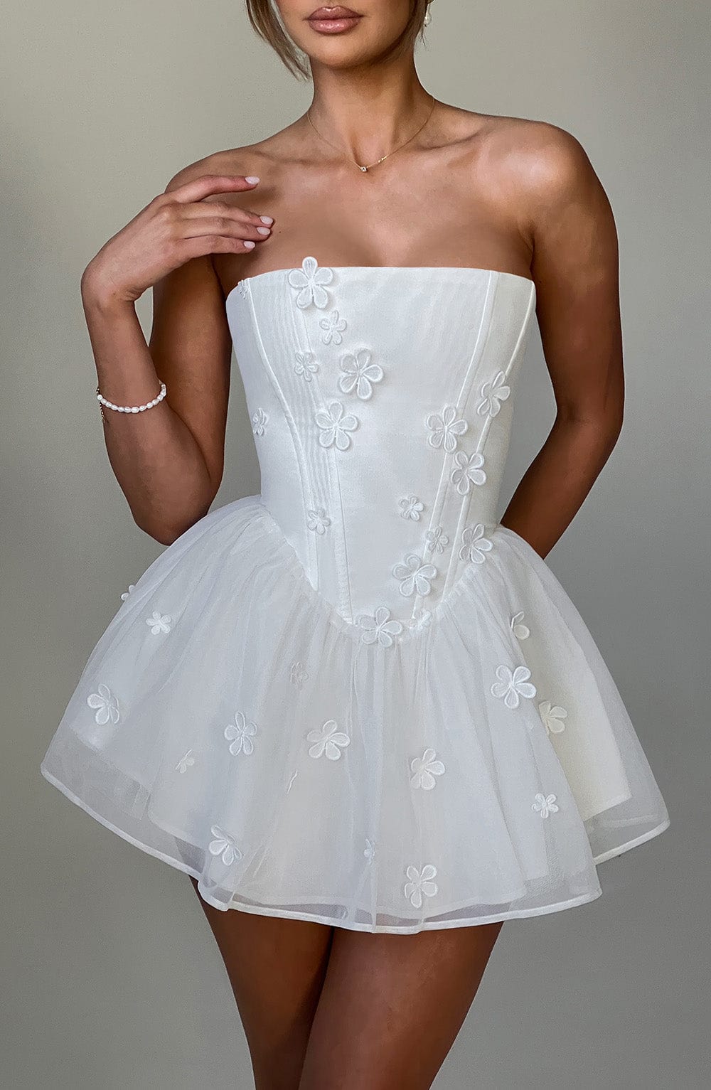 Justine Playsuit in Ivory