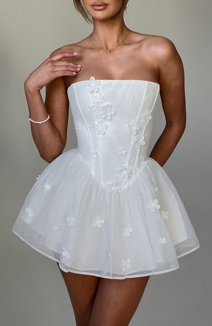Justine Playsuit in Ivory