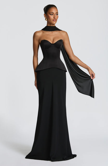 Kaiana Maxi Skirt in Black