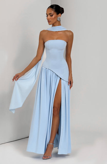Maliyana Maxi Dress in Baby Blue